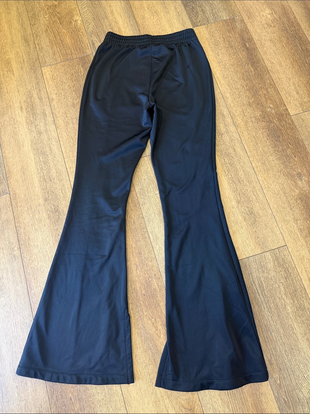adidas Black Sweatpants with beige Side Stripes. Size S - Picture 5 of 11